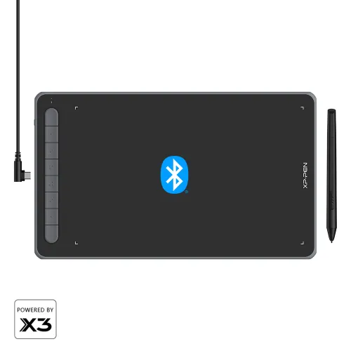 Mesa digitalizadora XPPen Deco LW suporta conexão sem fio