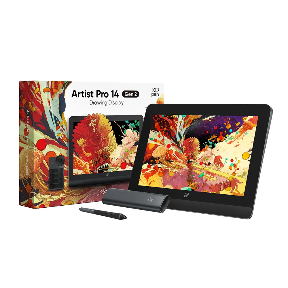 xppen artist pro 14 （gen2） XPPEN Artist Pro 14 (Gen 2) Display Interativo | Mesa