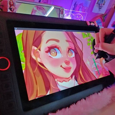 Crédito da foto: Criado por Instagram @bel_lovelyart, Mesa Digitalizadora Equipamento: Artist 12 Pro