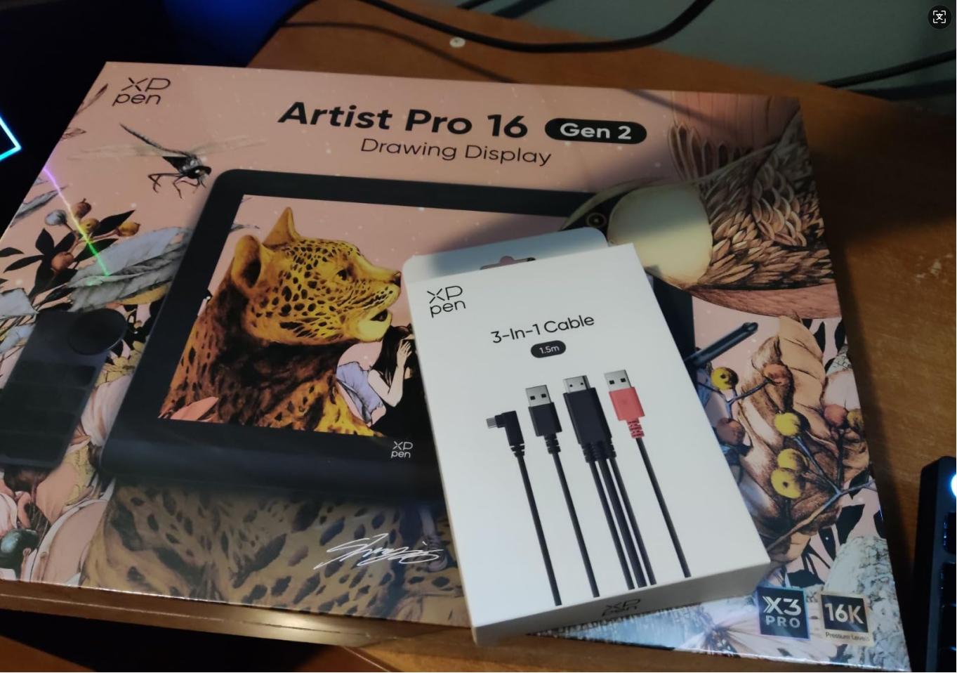 XPPen Artist Pro 16 (Gen 2) Mesa Digitalizadora | Níveis de