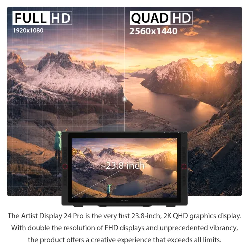 Artist 24 Pro 2560 x 1440 QHD 24 inch Best Budget Drawing Artist 24 Pro 2560 x 1440 QHD 24 inch Best Budget Drawing