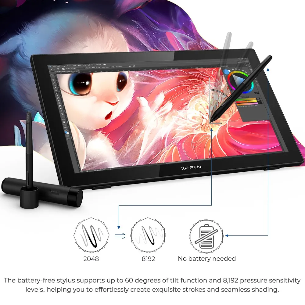 Artist 22 (2nd Generation) Large Budget Pen Display | XPPen