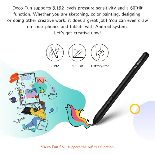 Deco Fun L / S / XS best drawing tablet for beginners | XP Deco Fun L / S / XS best drawing tablet for beginners | XP