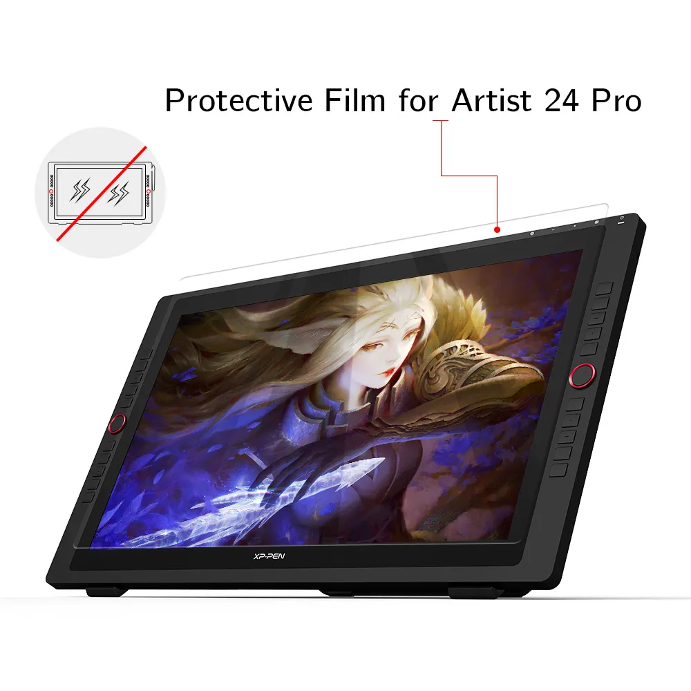 Tablet Protective Film ONLY for Artist 24 Pro (2-pack)