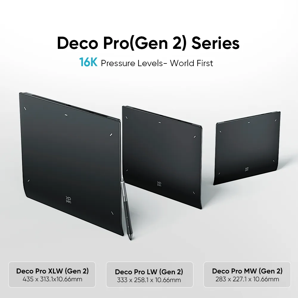 Deco Pro (Gen2) Drawing Pen Tablet | XPPen US Official Store