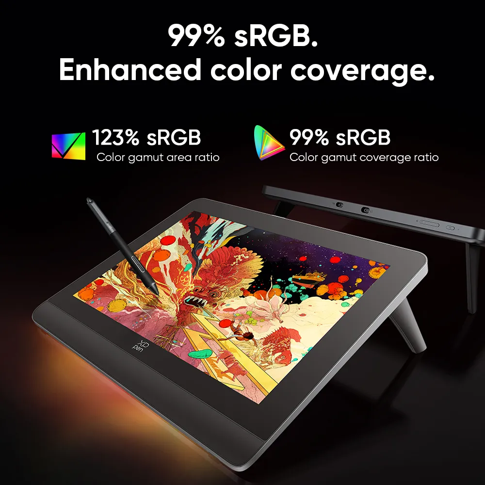 XP-Pen Artist Pro 14 (Gen 2) Graphics Drawing Tablet – 16K Pressure, 1920x1200 – Refurbished W/ 2-Year Warranty