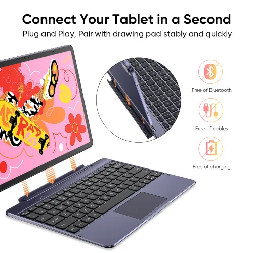 ACK08 Smart Keyboard for Magic Drawing Pad | XPPen US ACK08 Smart Keyboard for Magic Drawing Pad | XPPen US