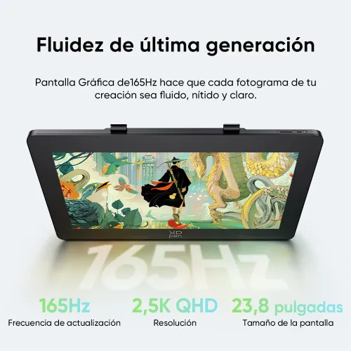 XPPen Artist Pro 24 (Gen 2) frecuencia de refresco de 165Hz