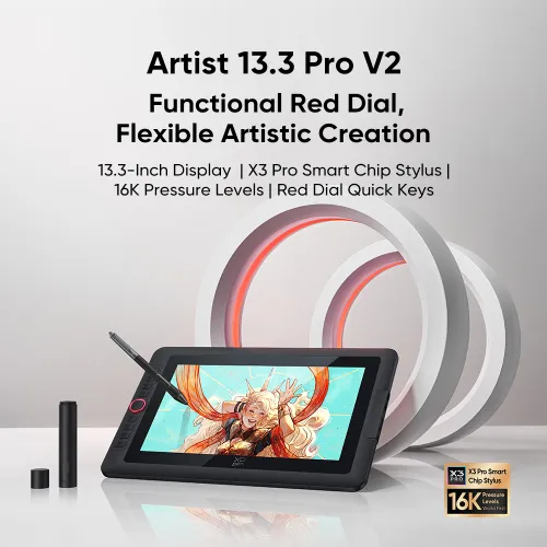 Artist 13.3 Pro V2 Portable Drawing Display Tablet | XPPen US Official Store