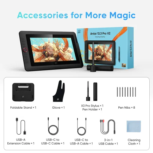 Artist 13.3 pro Portable drawing tablet pen display | XP-Pen
