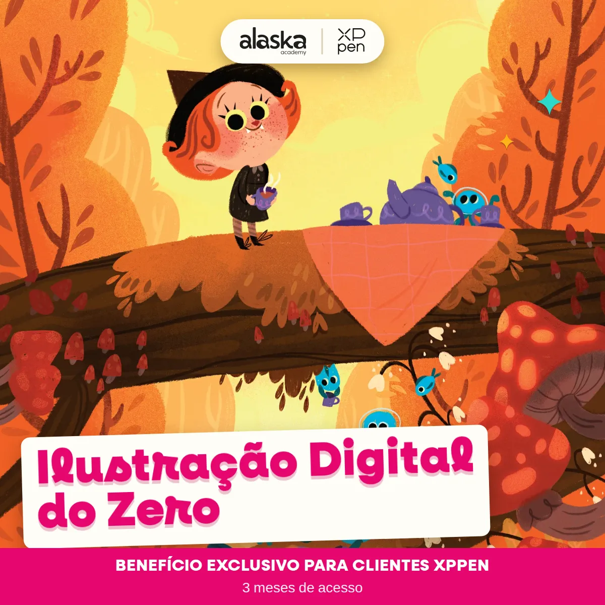 Acesso à Alaska Academy - Plano Iniciante (3 meses)