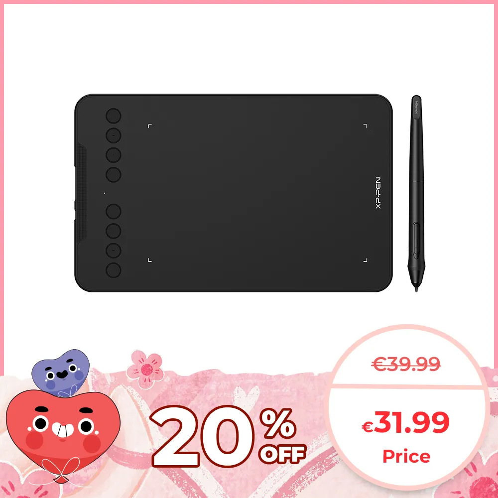 Deco mini7 the best drawing pad for digital art XPPen IE official store
