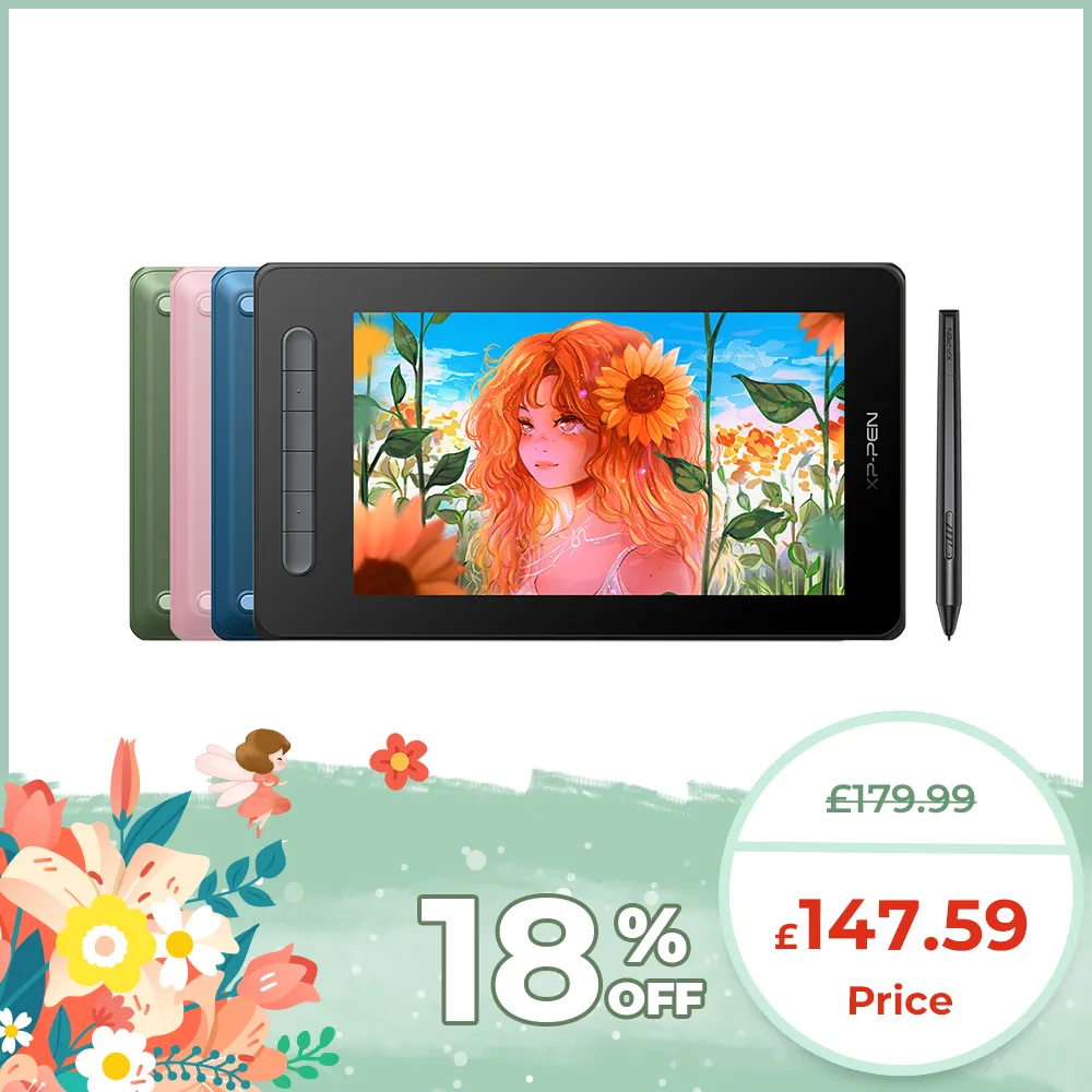 Artist 10 (2nd Generation) Affordable Pen Display Tablet XPPen UK