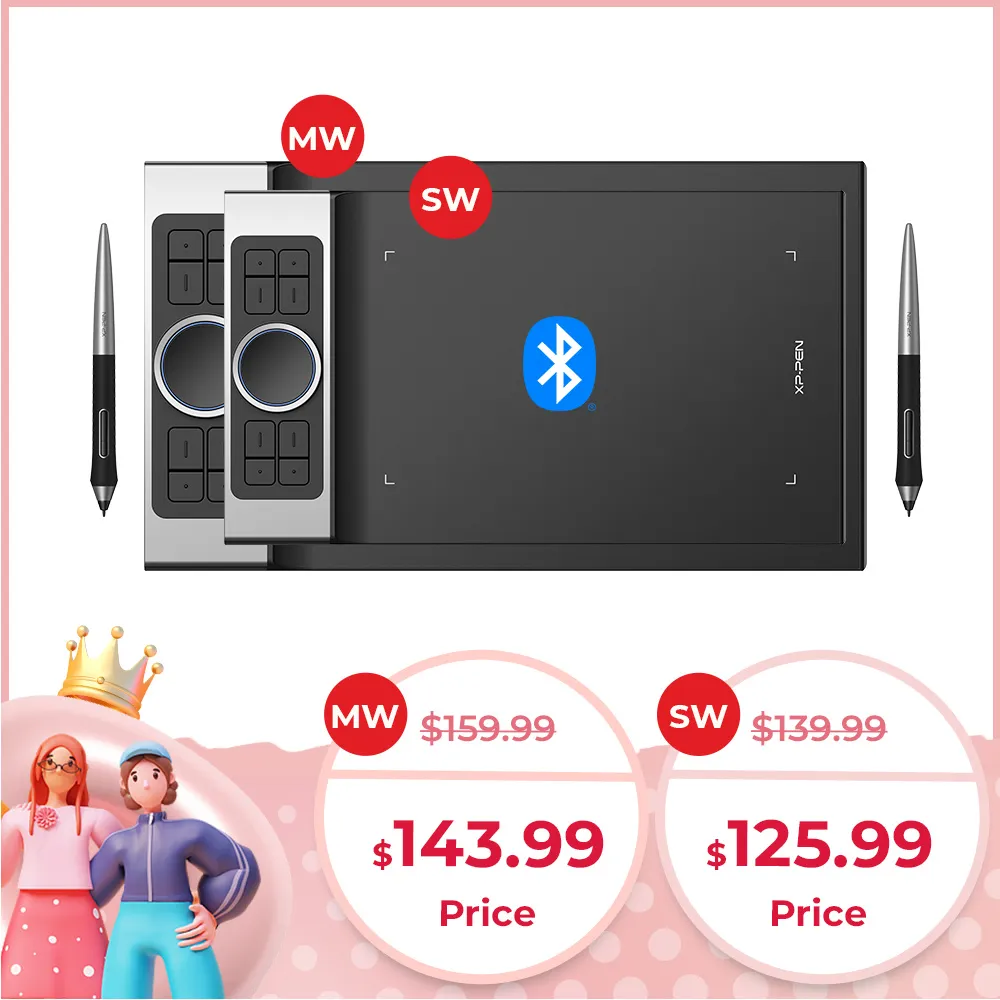 Deco Pro SW/MW Bluetooth wireless | XP-Pen Official Store