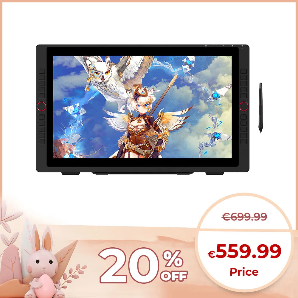 Artist 22R Pro best 22inch display drawing tablet for professionals