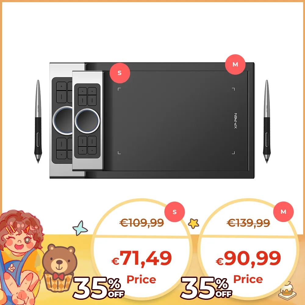 Deco Pro M/W professional digital drawing tablet | XP-Pen IE official store