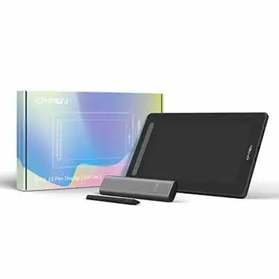 XPPen Artist 12 (2nd Gen): tableta con pantalla para ilustradores, 127% sRGB, 8 teclas de acceso rápido