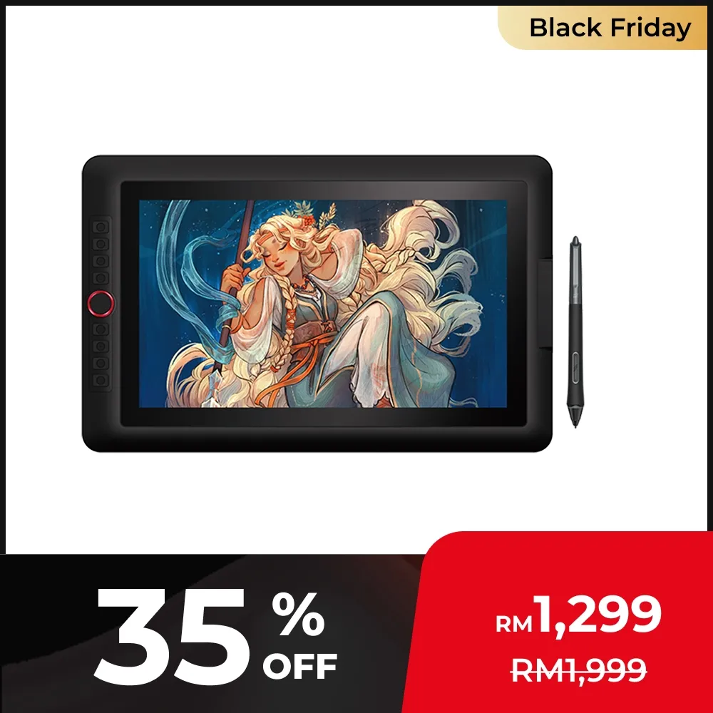 Artist 15.6 Pro V2 professional drawing tablet with 16K Pen