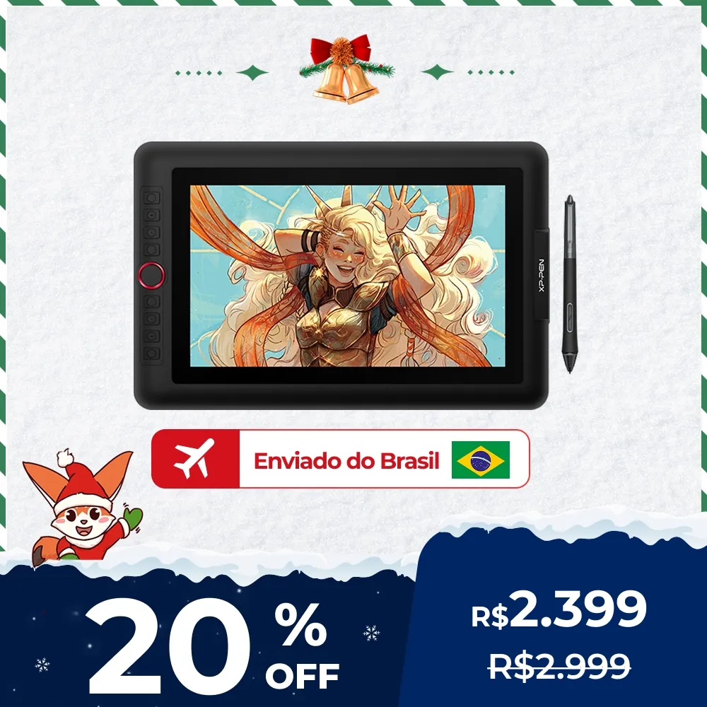 XPPen Artist 13.3 Pro V2 | Atualização de sensibilidade à pressão