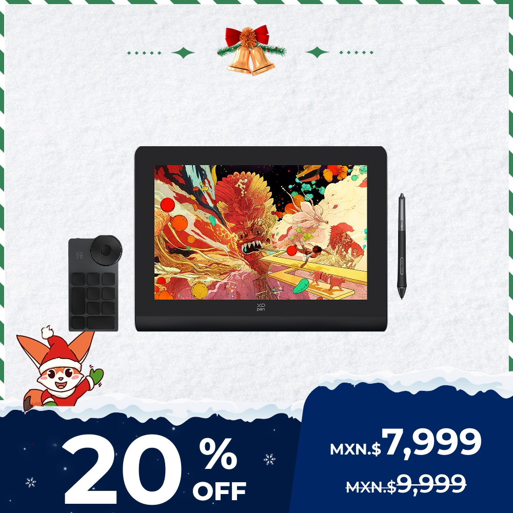 XPPEN Artist Pro 14 (Gen 2) Pantalla Gráfica | Niveles de Presión