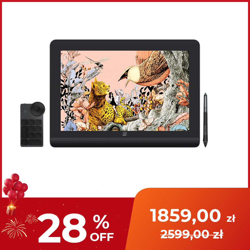 Artist Pro 16 (drugiej generacji)16 tysięcy poziomów nacisku pióra