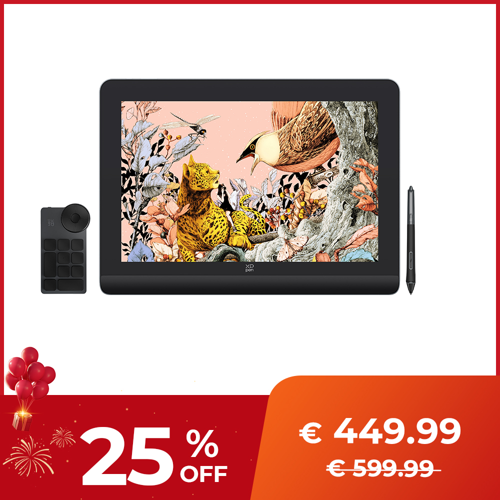 Artist Pro 16 (Gen 2) Drawing Display: 16K Pressure Levels - XPPen