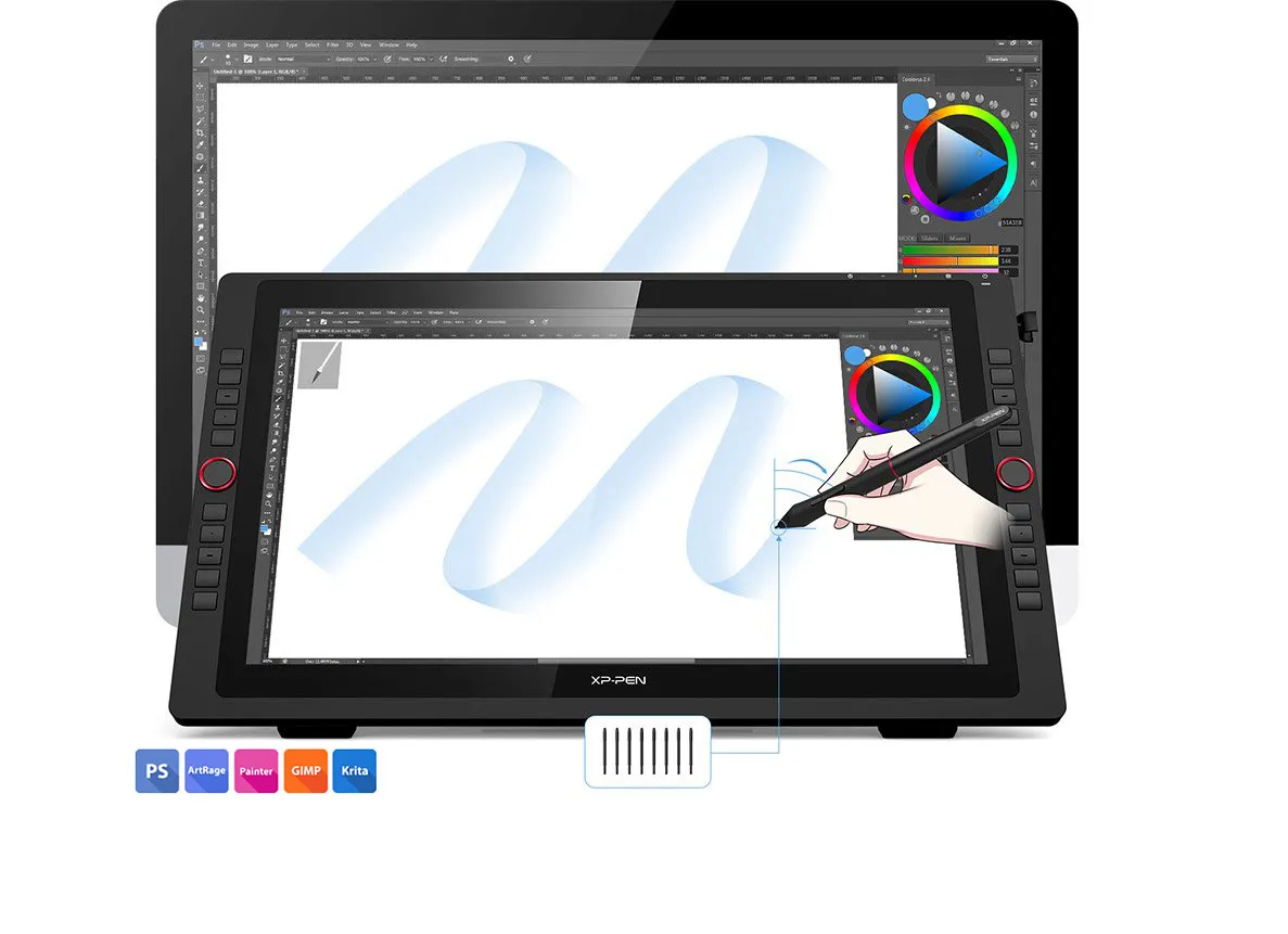 Artist 22R Pro best 22inch display drawing tablet for 