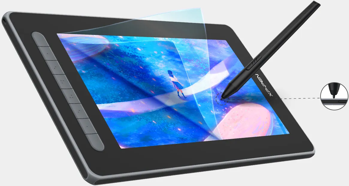 X3」スマートチップテクノロジー採用した12インチ液晶ペンタブレット