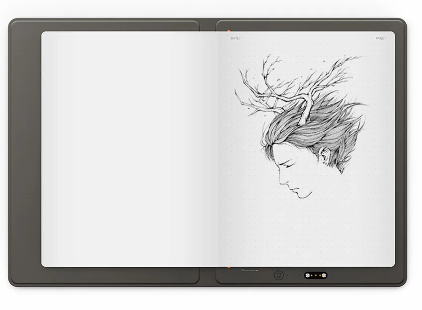 Representing the creative process and with one-click share with XP-Pen Note Plus Smart notepad