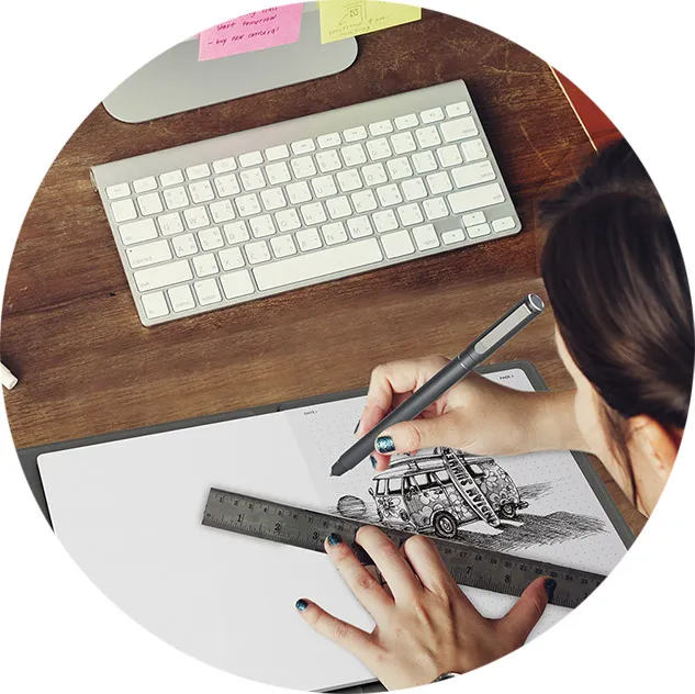 Writing offline, import and upload it to the cloud with XP-Pen Note Plus Smart notepad