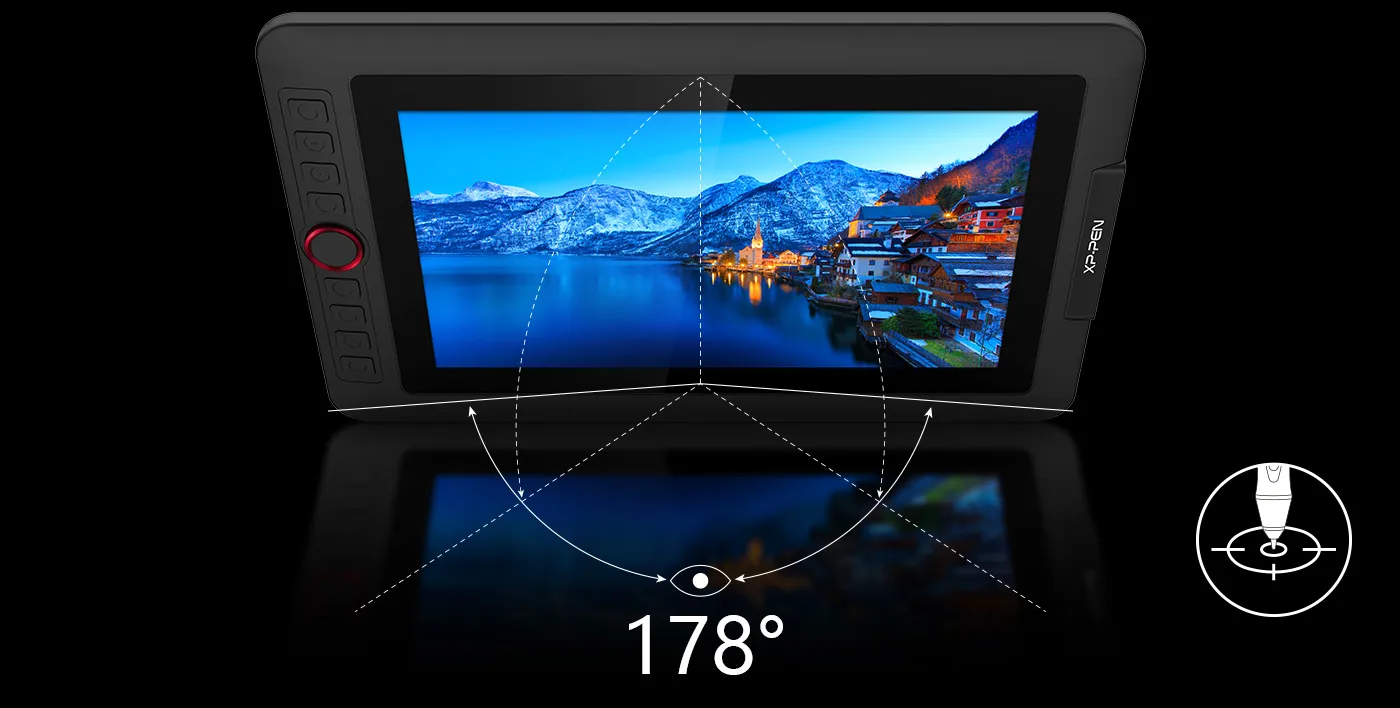 XPPen Artist 12 Pro Tablette Graphique à Ecran HD IPS 11.6 avec