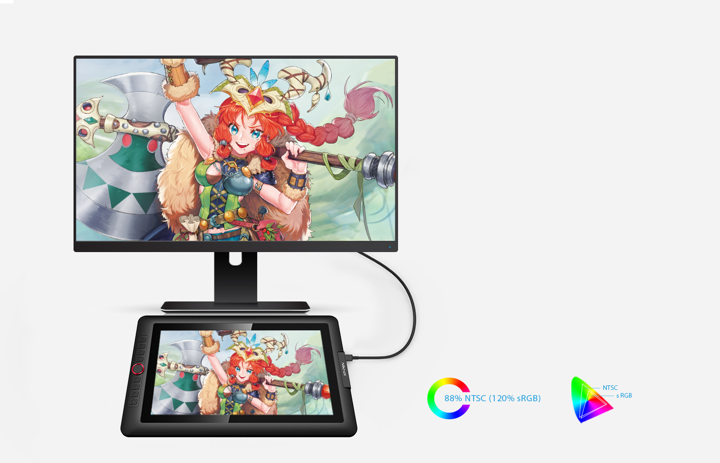 Artist 15.6 Pro  Display Tablet with 72% NTSC Color Gamut