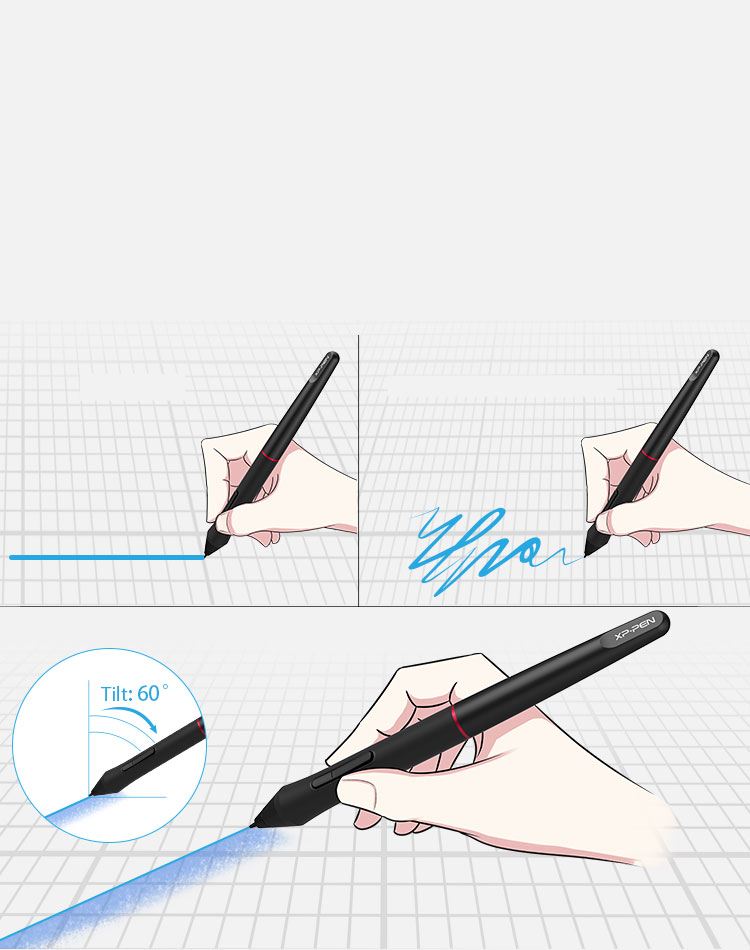 XP-Pen Artist 15.6 Pro tablette Dessin écran support d'inclinaison naturelle
