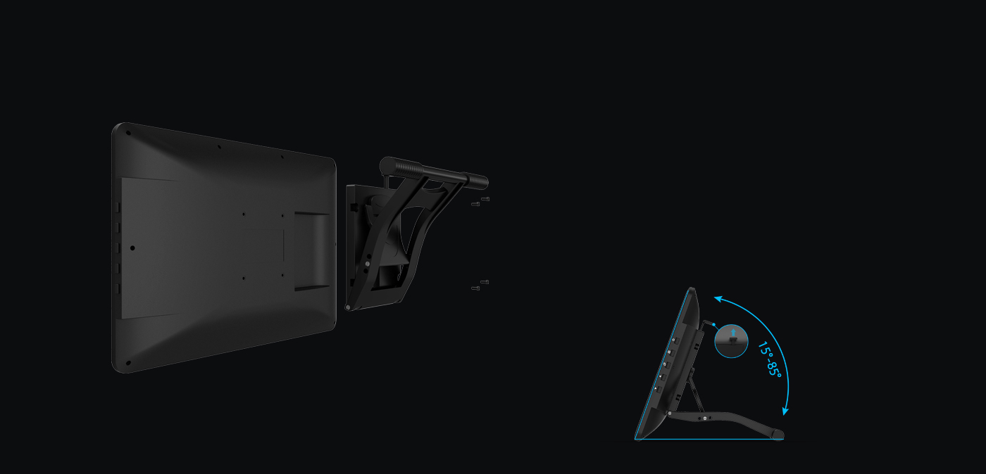 XP-PEN Artist 16 Pro Grafiktablett mit Display Ständer