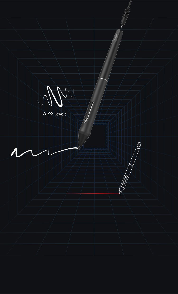 XP-PEN Artist 16 Pro Grafiktablett mit Display Stift