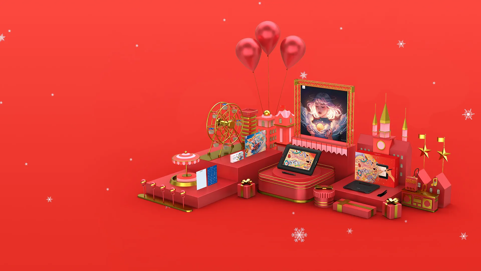 Paquete de regalo de vacaciones