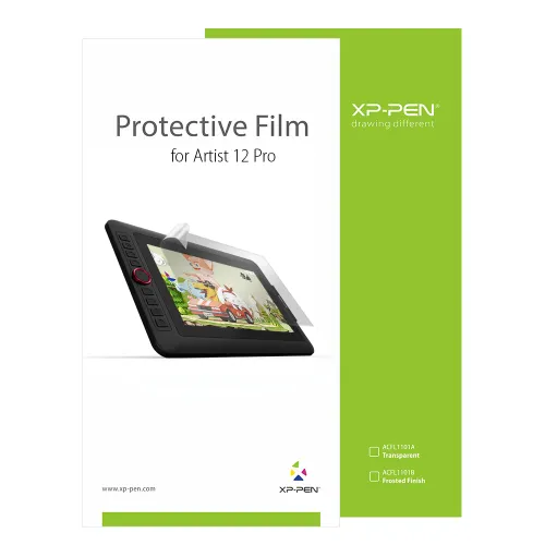 Pellicola Protettiva In Vetro Ibrido Brotect AirGlass Per XP-Pen Artist 12 Pro – Durezza 9H, Anti-impronta, Trasparente, Made In Germany