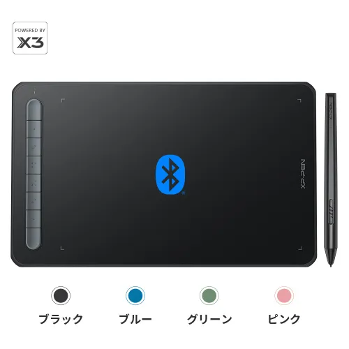 1革新的なテクノロジー☆8x5インチ X3チップ搭載ペン付 傾き検知 ペンタブレット