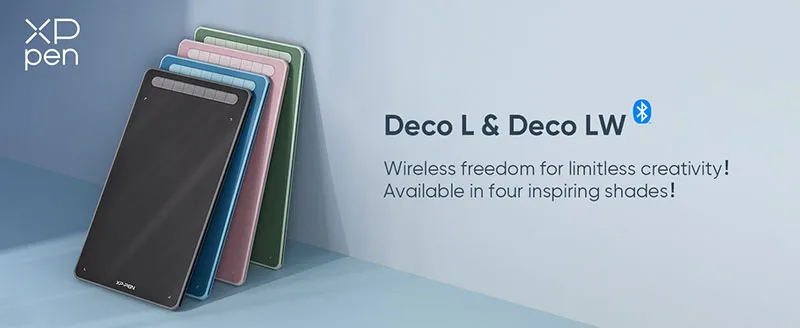 Deco LW está equipado con un chip Bluetooth v5.0, que le permite trabajar sin cables, con una conexión Bluetooth inalámbrica, ¡lo que le permite mantener su espacio creativo!