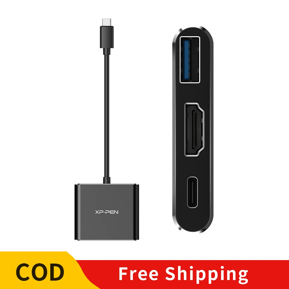 3 in 1 Multifunctional USB-C Hub ACW01 (Type C to USB+HDMI+PD)