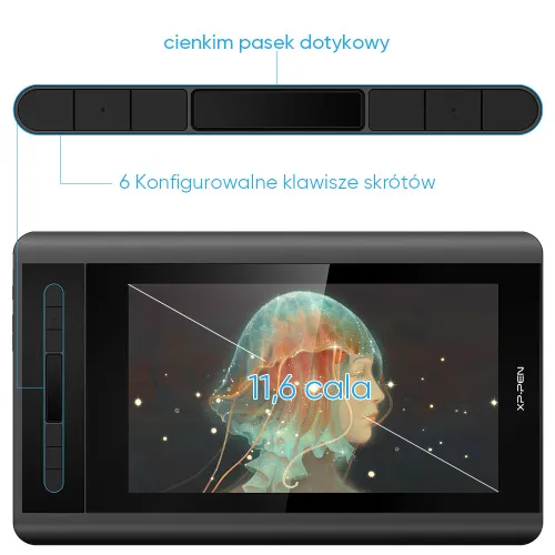 Artist 12 najtańszy tablet graficzny z wyświetlaczem