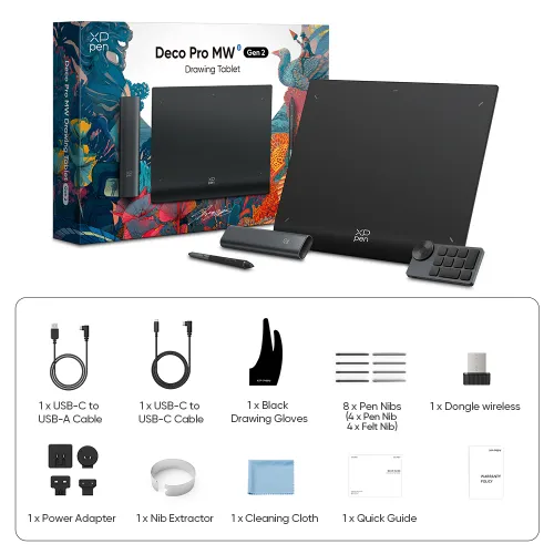 Deco Pro MW / LW / XLW -16K | XPPen Singapore official store
