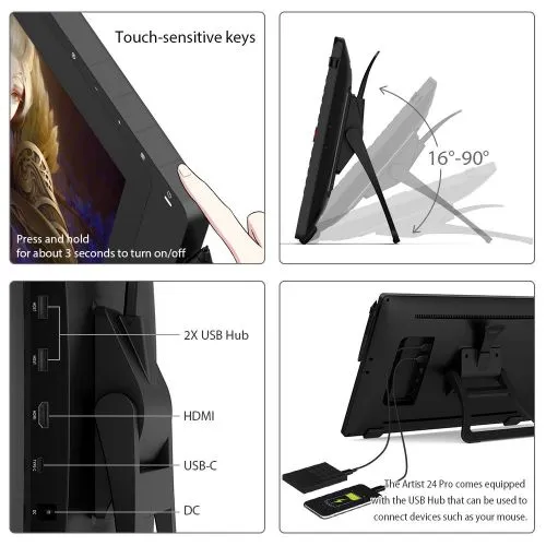 Artist 24 Pro 2K Pen Display Tablet | XPPen US Official Store Artist 24 Pro 2K Pen Display Tablet | XPPen US Official Store
