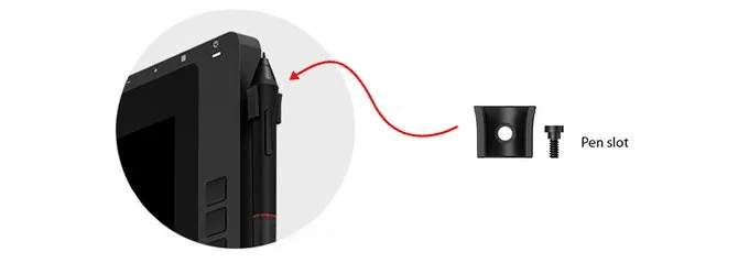 Pen Slot for Artist 22R Pro & Artist 24 Pro