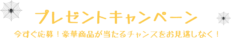 プレゼントキャンペーン