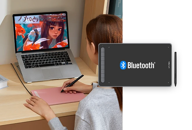 【8インチ新世代板タブ】Deco M & Deco MW 新世代のペンタブレット Bluetoothワイヤレス接続対応