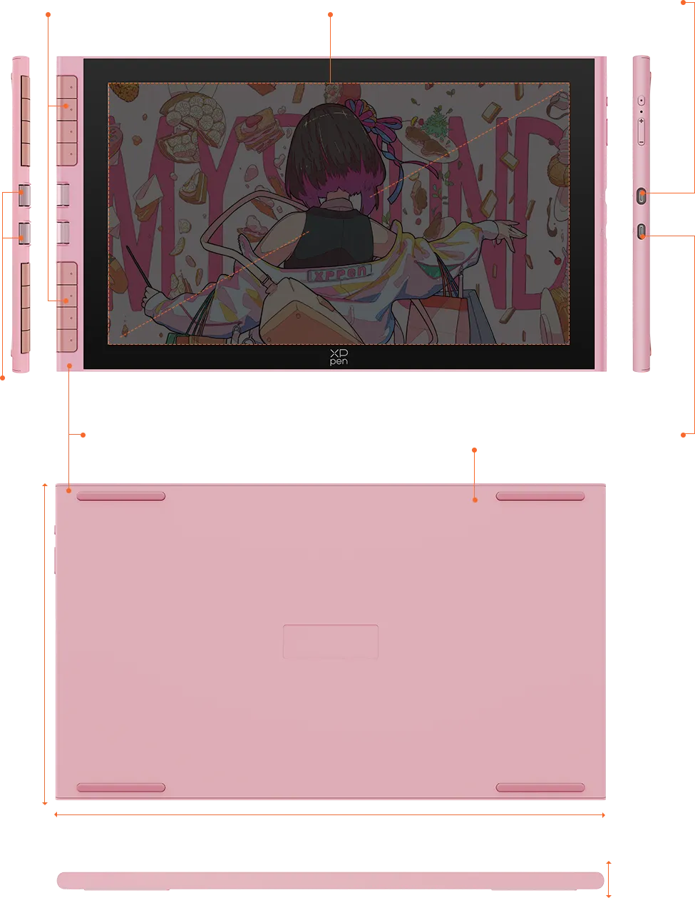 Artist 12 3rd ピンク 液晶ペンタブレット｜12インチ・X4スマート