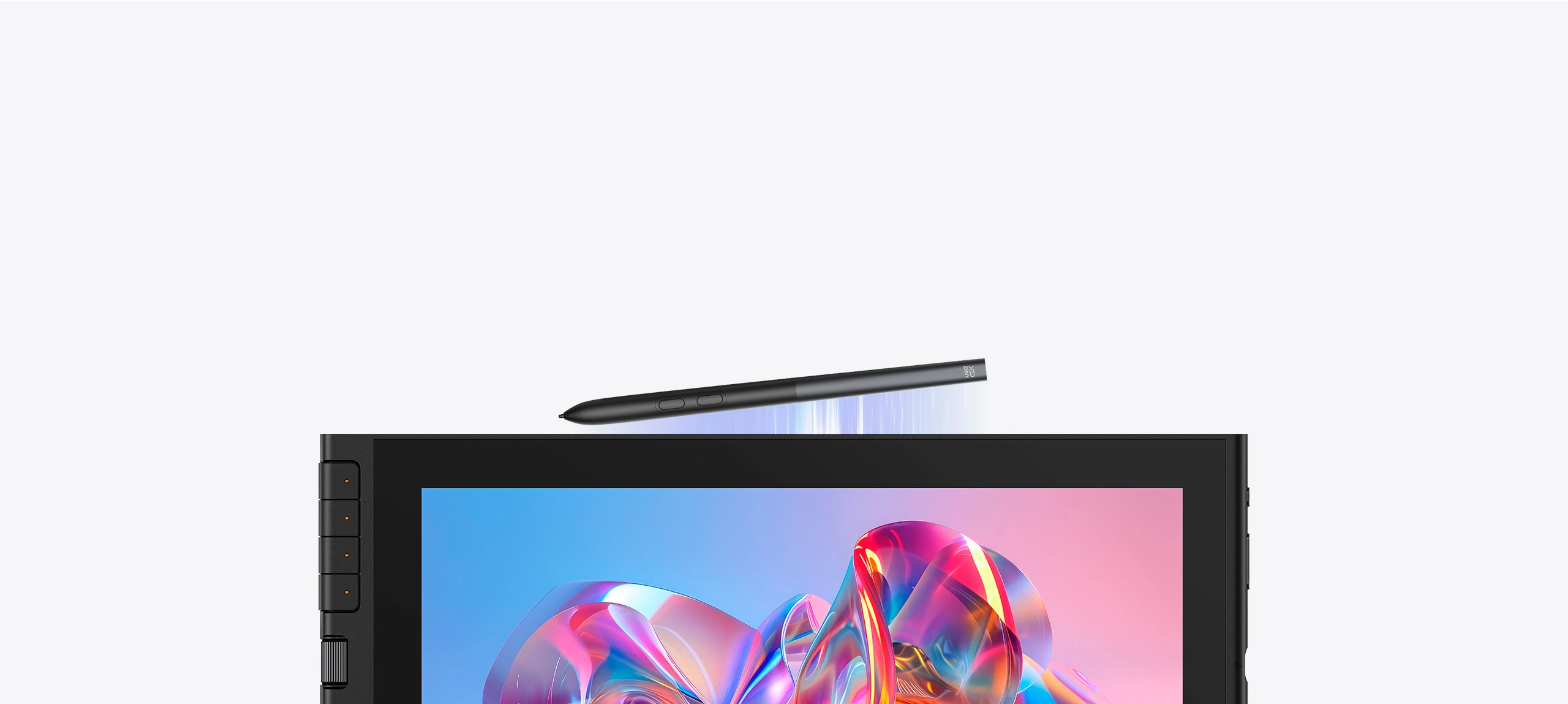 Artist 12サード:強力マグネット搭載で、ペンの紛失を防止。画面上部に設けられた、便利で安心のペン収納です。