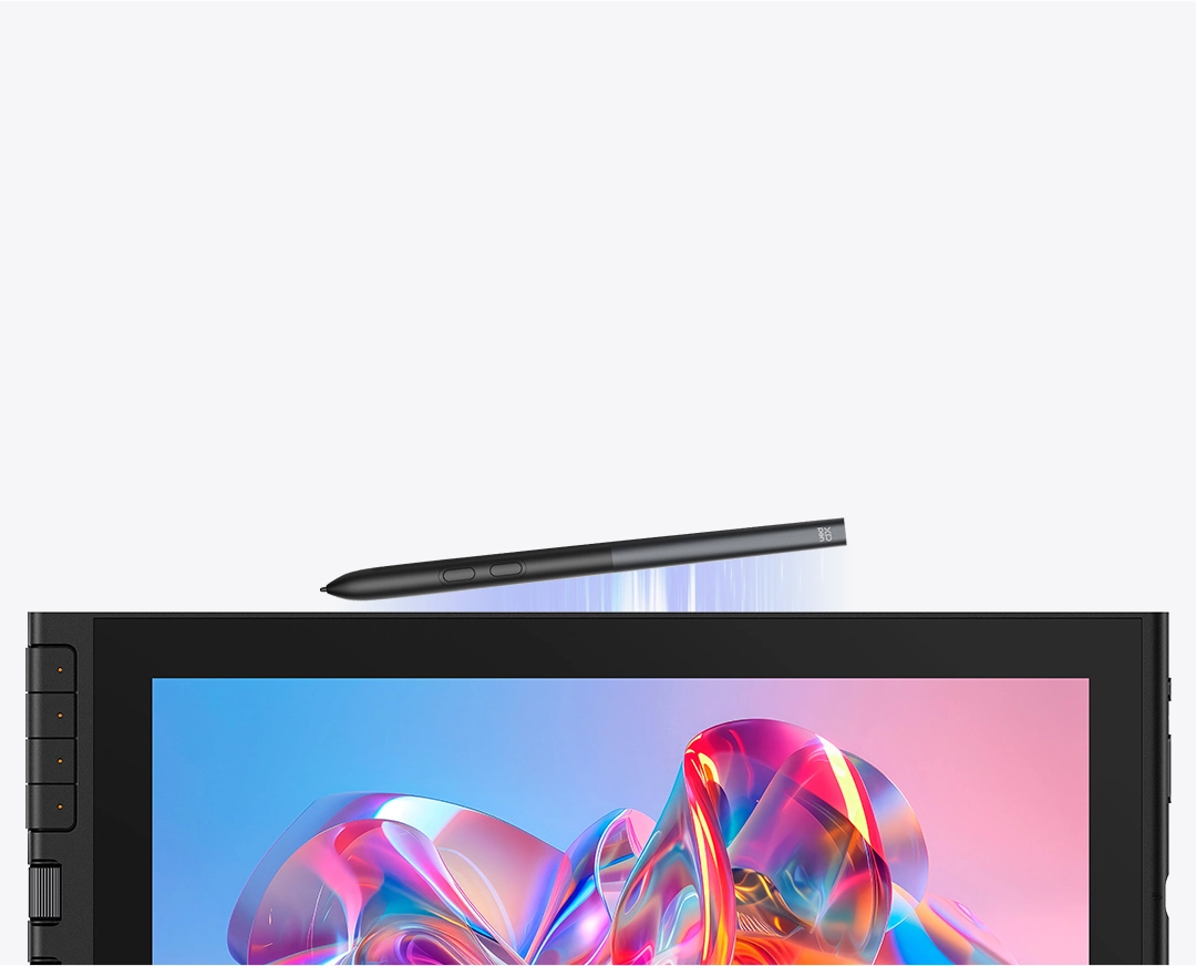 Artist 12サード:強力マグネット搭載で、ペンの紛失を防止。画面上部に設けられた、便利で安心のペン収納です。