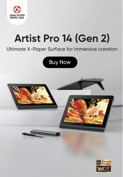 Pen tablets and displays for digital art: drawing like on paper